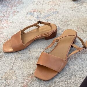 Madewell Tan Leather Sandals